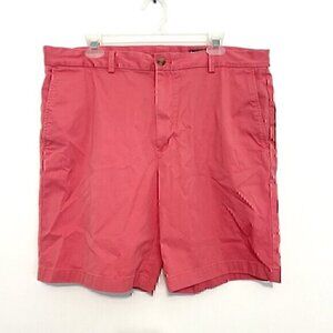 VINEYARD VINES Mens 9 Inch Stretch Breaker Shorts Coral Red Pink Cotton Chino 38